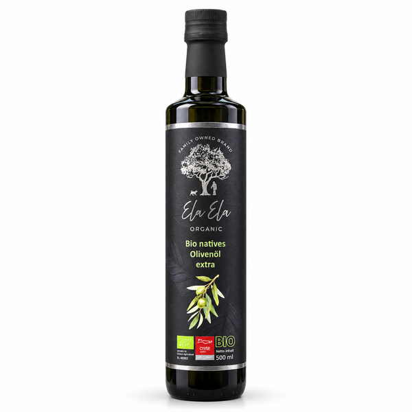 Bio-Olivenöl nativ extra aus Kreta – 500 ml