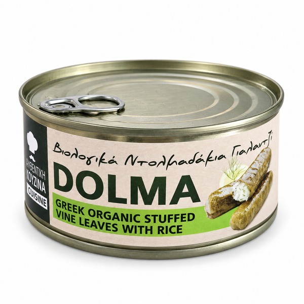 Bio-Dolmadakia – Weinblätter mit Reis, 280 g